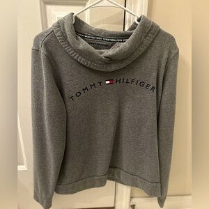 Tommy Hilfiger grey crewneck sport sweater